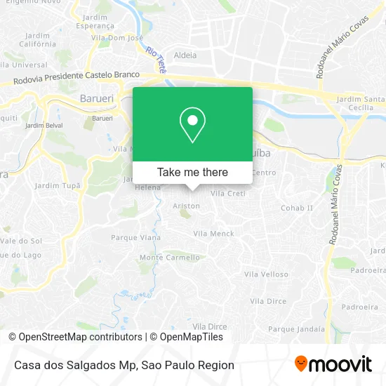Casa dos Salgados Mp map