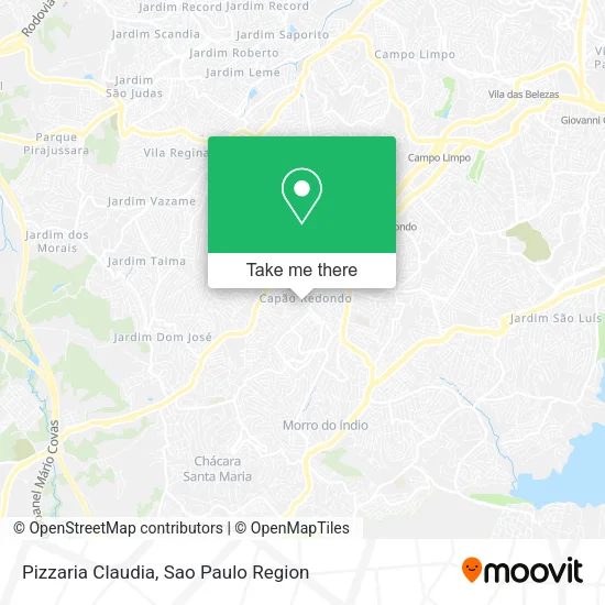 Pizzaria Claudia map
