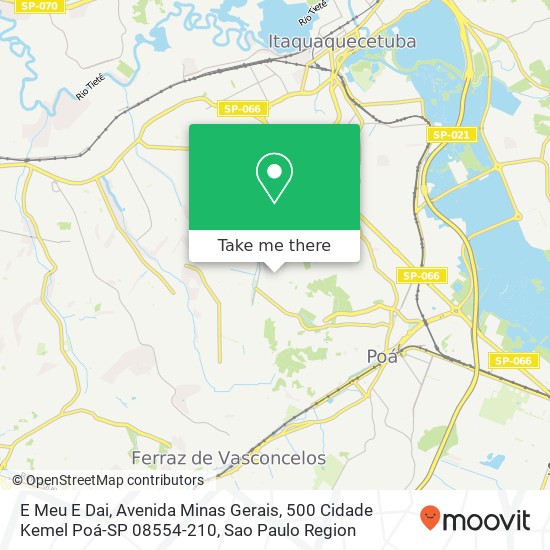 E Meu E Dai, Avenida Minas Gerais, 500 Cidade Kemel Poá-SP 08554-210 map