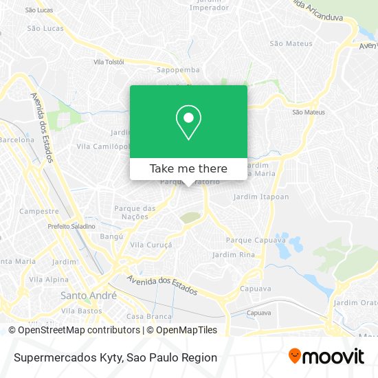 Supermercados Kyty map