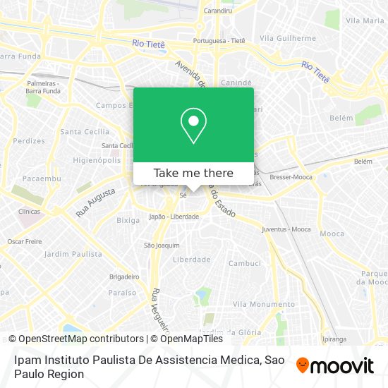 Mapa Ipam Instituto Paulista De Assistencia Medica