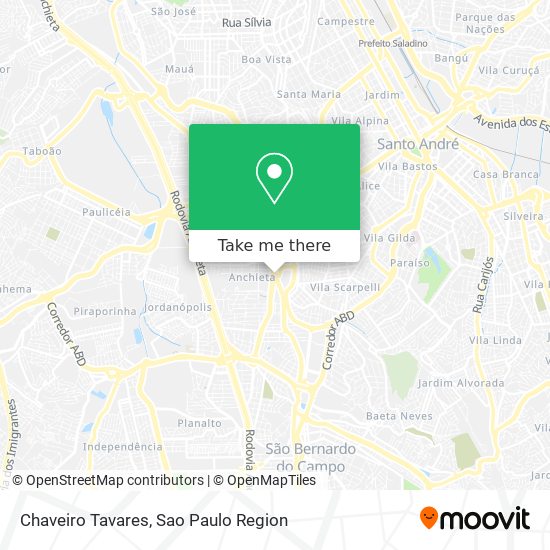 Mapa Chaveiro Tavares
