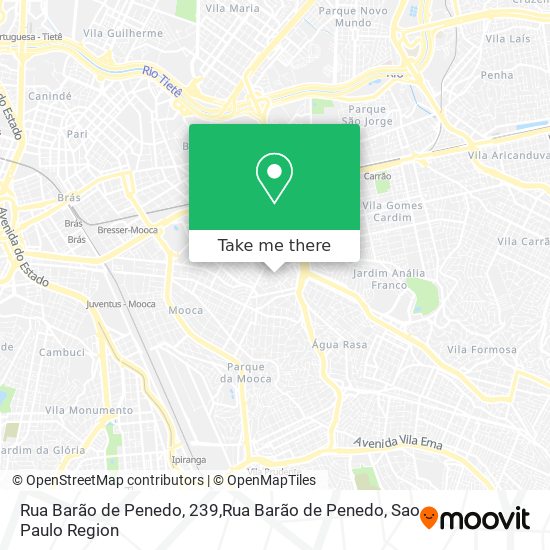 Mapa Rua Barão de Penedo, 239,Rua Barão de Penedo
