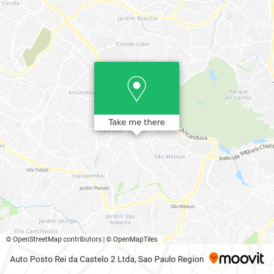 Auto Posto Rei da Castelo 2 Ltda map
