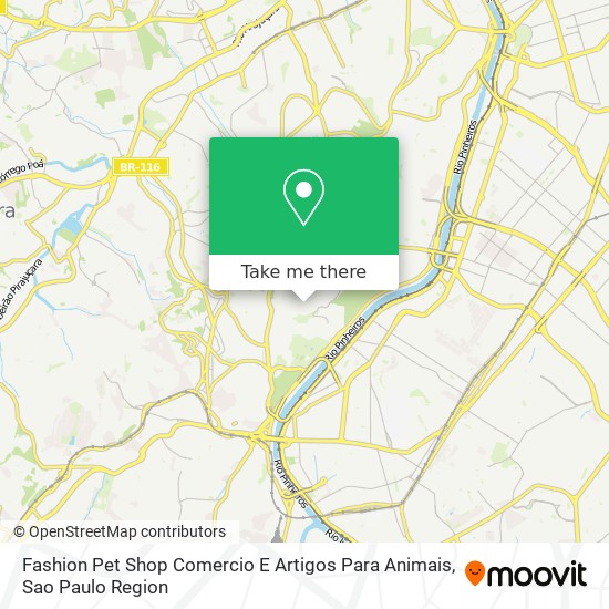 Mapa Fashion Pet Shop Comercio E Artigos Para Animais