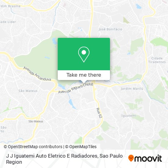 Mapa J J Iguatemi Auto Eletrico E Radiadores