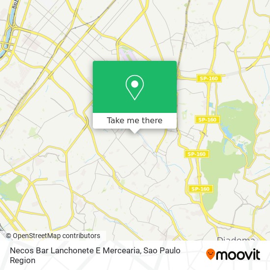 Necos Bar Lanchonete E Mercearia map