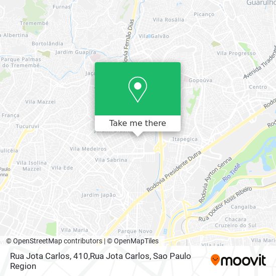 Mapa Rua Jota Carlos, 410,Rua Jota Carlos