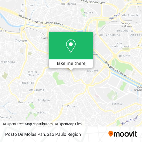 Posto De Molas Pan map