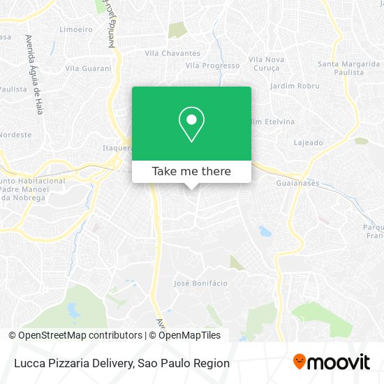 Lucca Pizzaria Delivery map