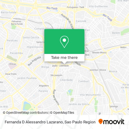 Fernanda D Alessandro Lazarano map