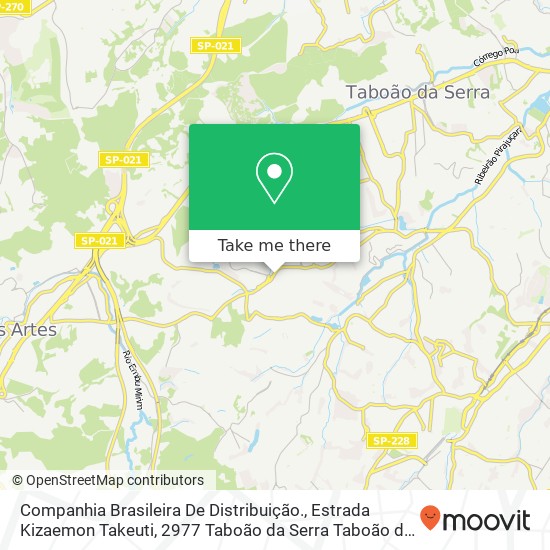 Companhia Brasileira De Distribuição., Estrada Kizaemon Takeuti, 2977 Taboão da Serra Taboão da Serra-SP 06775-003 map