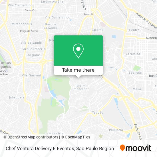 Mapa Chef Ventura Delivery E Eventos