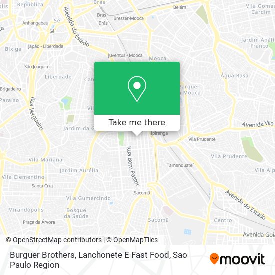 Burguer Brothers, Lanchonete E Fast Food map