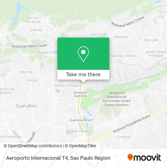 Aeroporto Internacional T4 map