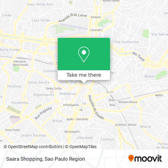 Mapa Saara Shopping