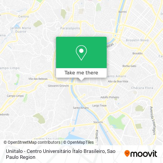 Uniítalo - Centro Universitário Ítalo Brasileiro map