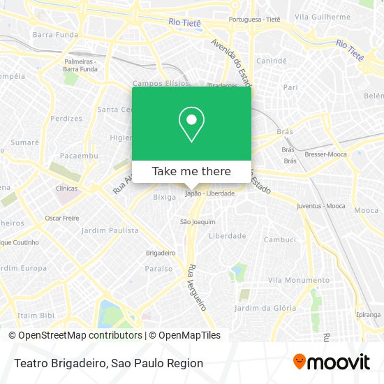 Teatro Brigadeiro map