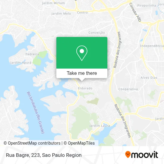 Rua Bagre, 223 map