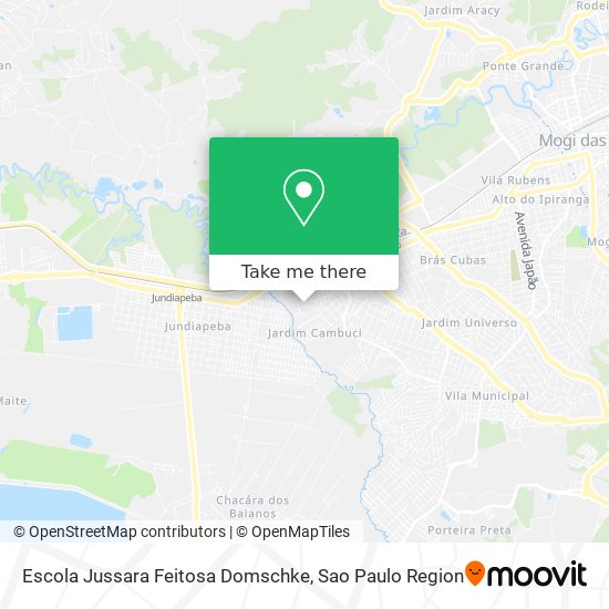 Mapa Escola Jussara Feitosa Domschke