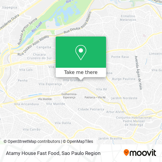 Atamy House Fast Food map
