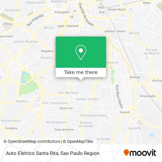 Mapa Auto Eletrico Santa Rita