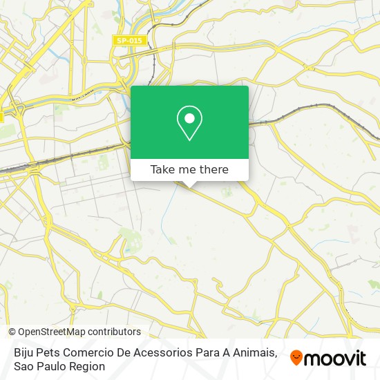 Mapa Biju Pets Comercio De Acessorios Para A Animais