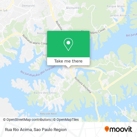 Rua Rio Acima map