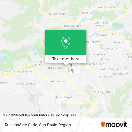 Rua José de Carlo map