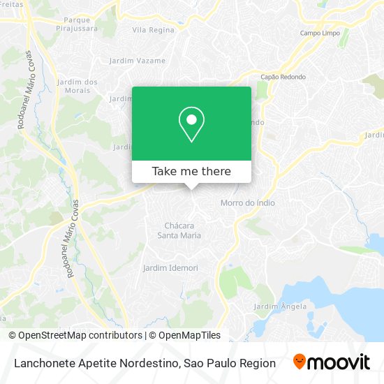 Lanchonete Apetite Nordestino map