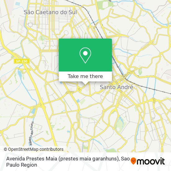 Avenida Prestes Maia (prestes maia garanhuns) map