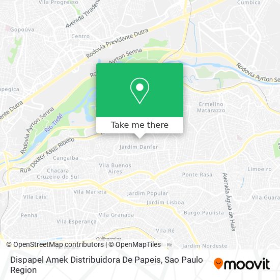 Dispapel Amek Distribuidora De Papeis map