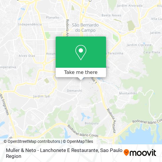 Muller & Neto - Lanchonete E Restaurante map