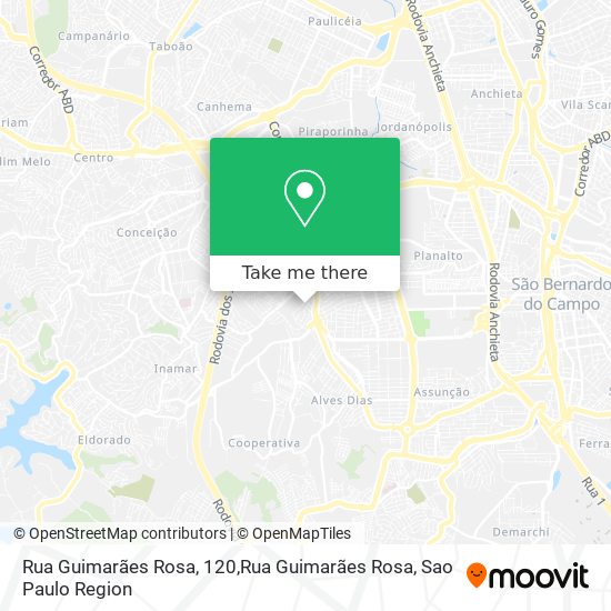 Rua Guimarães Rosa, 120,Rua Guimarães Rosa map