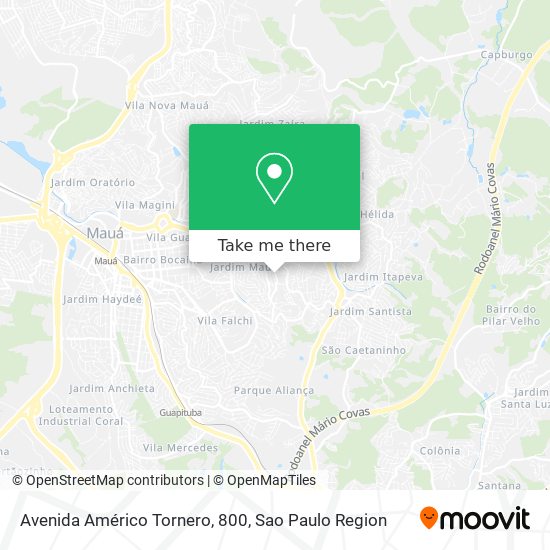 Avenida Américo Tornero, 800 map