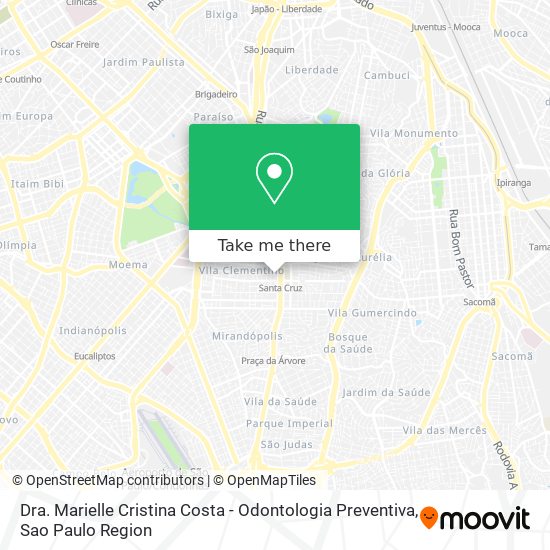 Mapa Dra. Marielle Cristina Costa - Odontologia Preventiva