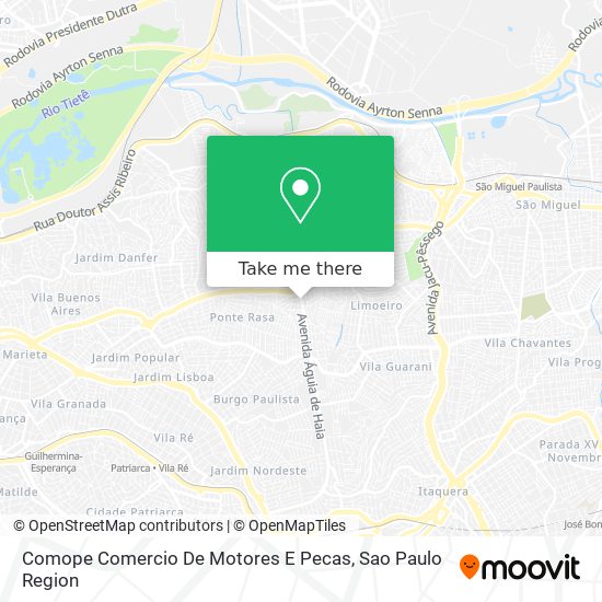 Comope Comercio De Motores E Pecas map