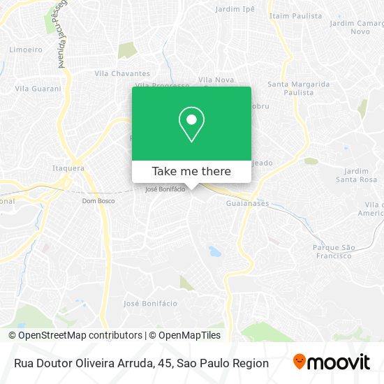 Mapa Rua Doutor Oliveira Arruda, 45