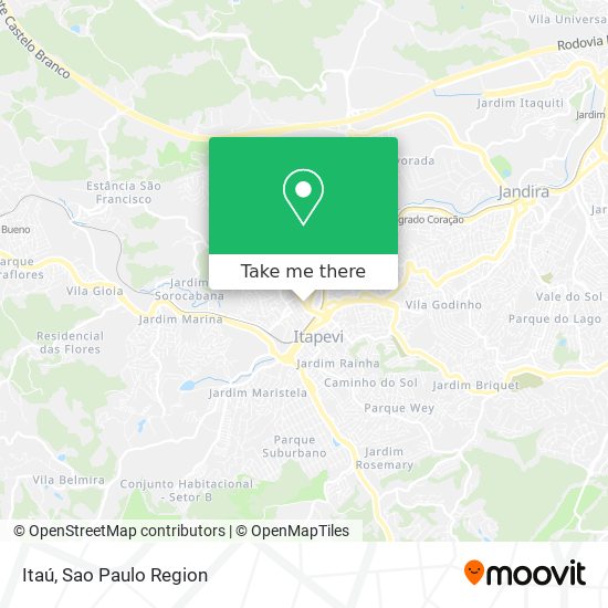 Itaú map