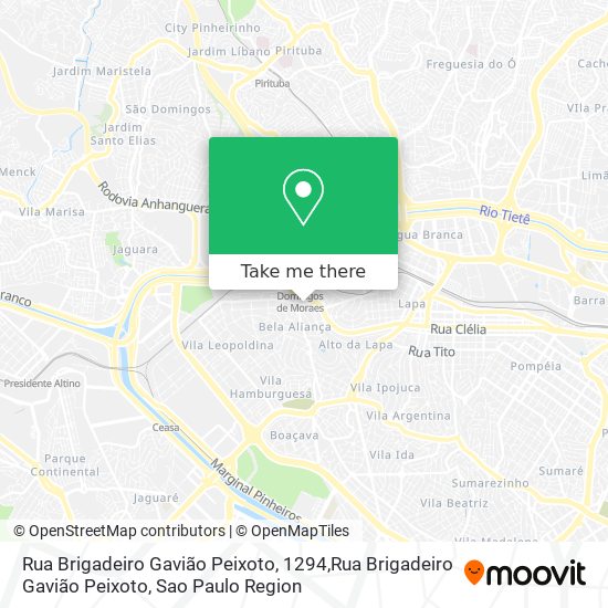 Mapa Rua Brigadeiro Gavião Peixoto, 1294,Rua Brigadeiro Gavião Peixoto