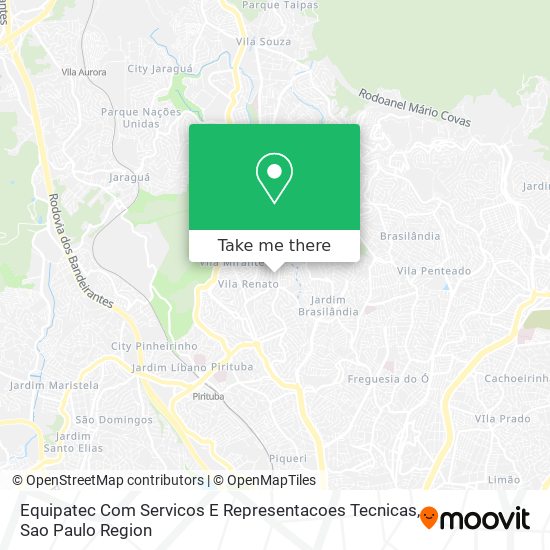 Mapa Equipatec Com Servicos E Representacoes Tecnicas