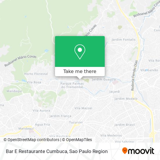 Bar E Restaurante Cumbuca map