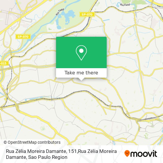 Rua Zélia Moreira Damante, 151,Rua Zélia Moreira Damante map