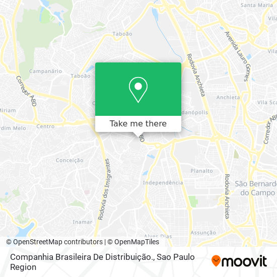 Mapa Companhia Brasileira De Distribuição.