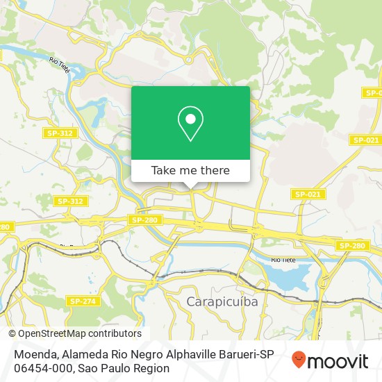 Moenda, Alameda Rio Negro Alphaville Barueri-SP 06454-000 map