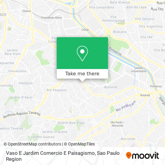 Mapa Vaso E Jardim Comercio E Paisagismo