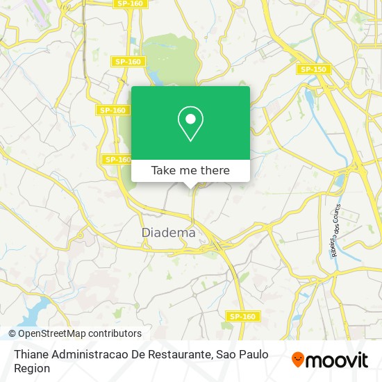 Thiane Administracao De Restaurante map