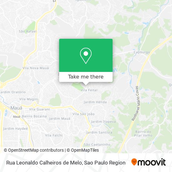 Rua Leonaldo Calheiros de Melo map