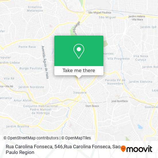 Mapa Rua Carolina Fonseca, 546,Rua Carolina Fonseca