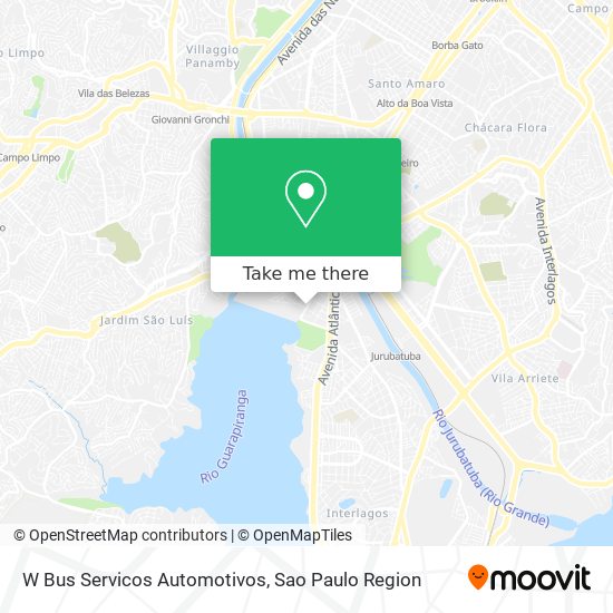 Mapa W Bus Servicos Automotivos